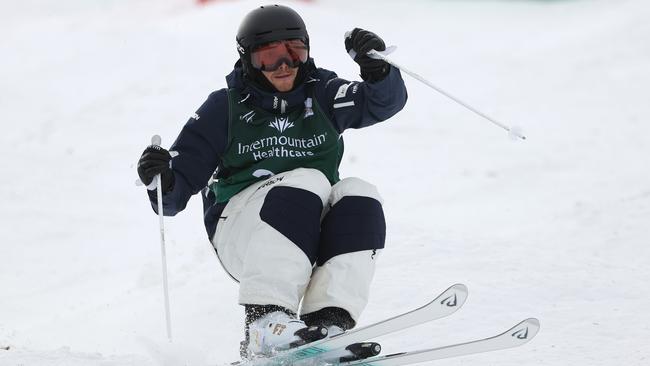 James Matheson in the men's Mogul Qualification during the Intermountain Healthcare Freestyle International Ski World Cup at Deer Valley Resort last month.