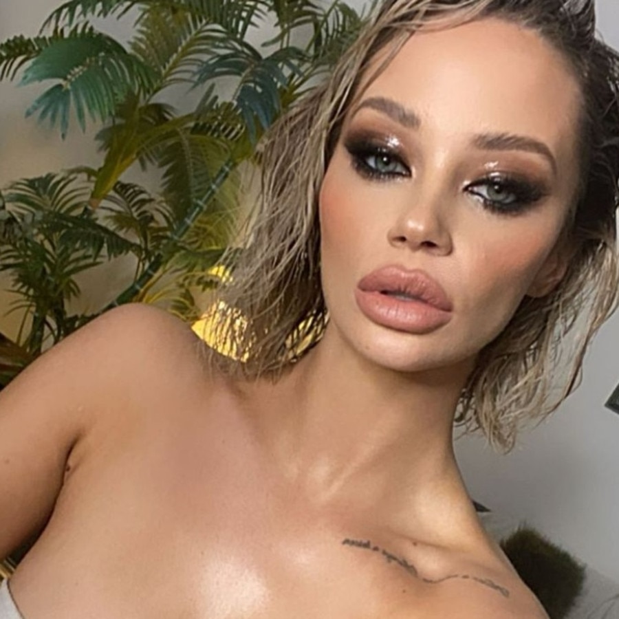 Former MAFS star Jessika Power shared this glamorous selfie to her Instagram page, but fans took more of an interest in her ‘big’ lips. Picture: Instagram/JessikaPower