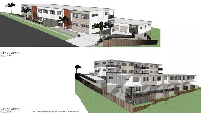 Plans have been lodged for a 14-unit development at 18-20 Lamington Terrace, Nambour.