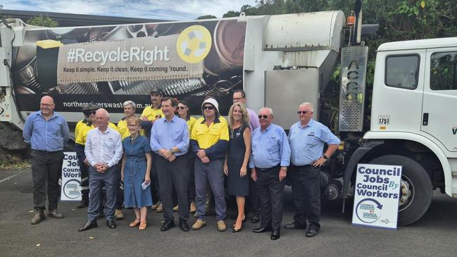 Funding has been announced to keep Lismore’s waste collection local. Picture: Supplied