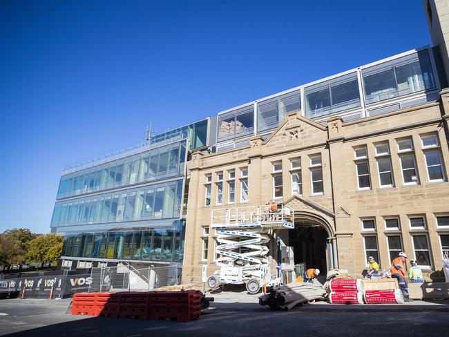 The Parliament Square development, Murray Street, Hobart. Picture: NCA NewsWire/Richard Jupe