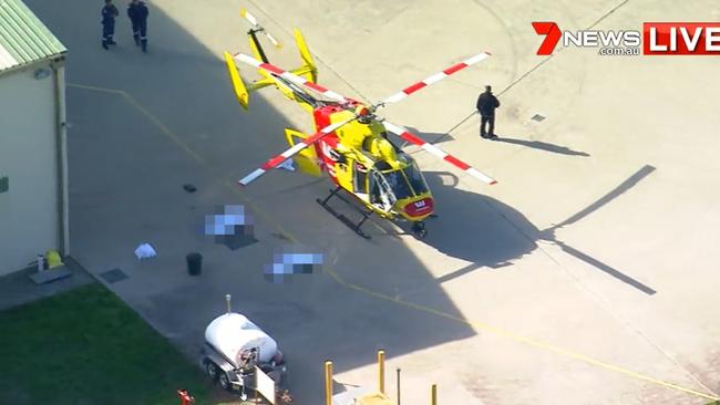 Three men have died after a boat capsized off La Perouse. Picture: 7News