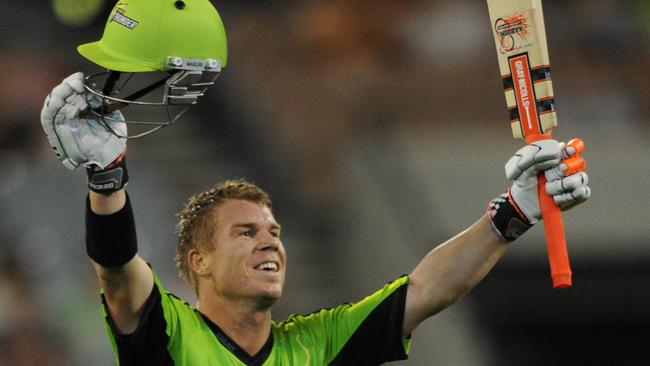 David Warner will play for the Thunder this season. Picture: AAP Image/Mal Fairclough