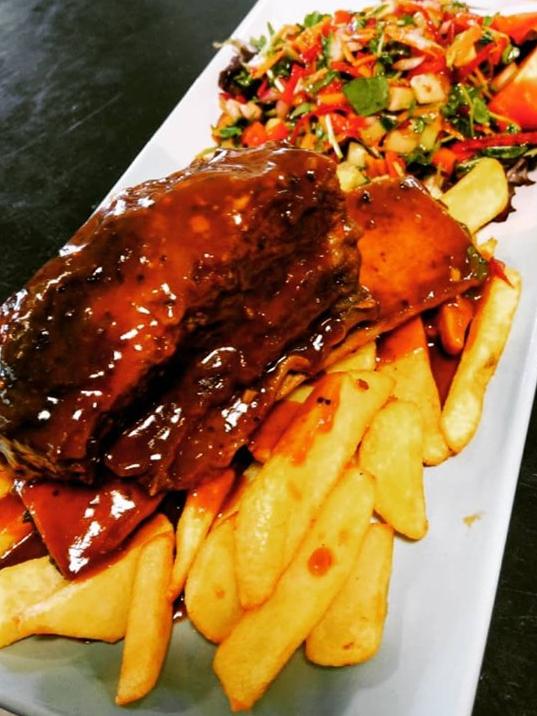 The Jacaranda Hotel’s ribs.