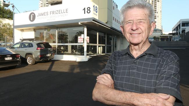 James Frizelles Automotive Group founder James Frizelle at his Southport office - he’s now the founder of the James Frizelle Charitable Foundation. Picture: Mike Batterham