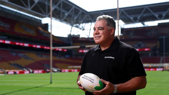 Mal Meninga has teamed up with DrinkWise to deliver an important message. Picture: DrinkWise