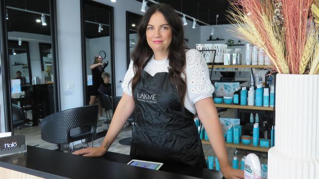 Halo Hair and Beauty Salon owner Rachel Hannah is uncertain of the future of her business and her eight staff after the Federal Government announced all non-essential businesses must close.