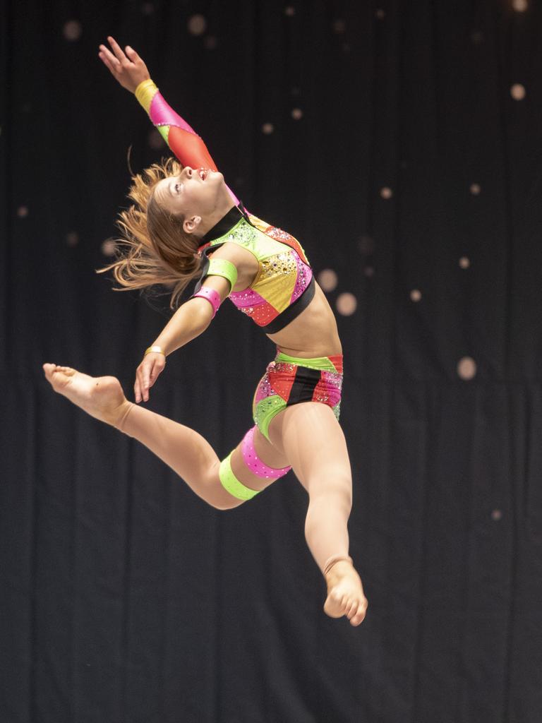 Southern Tasmanian Dancing Eisteddfod, Bonnie Stirling (JDW) during the 12 Years Jazz Solo at Wrest Point. Picture: Chris Kidd