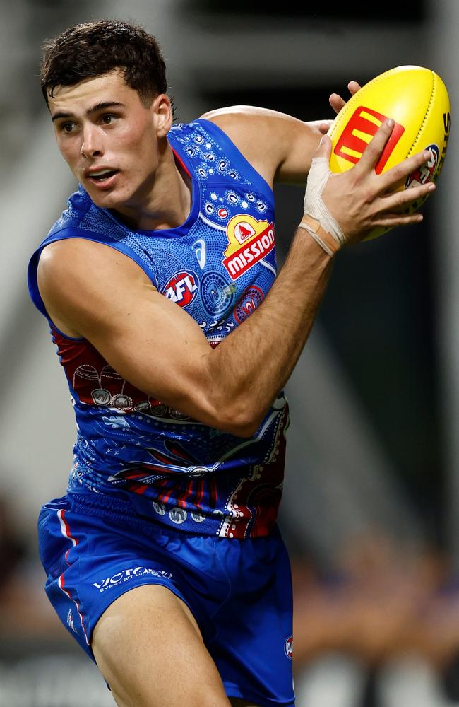 James O'Donnell in action against the Suns. Picture: Michael Willson/AFL Photos
