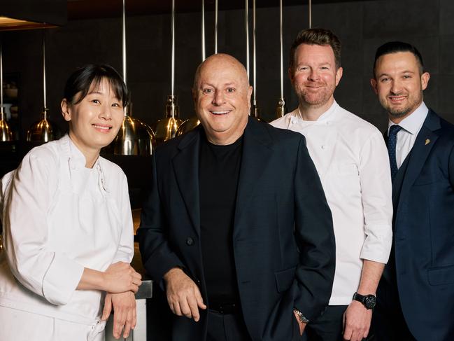 The Maison Bâtard team: Michaela Kang, Chris Lucas, Adam Sanderson and Loic Avril.