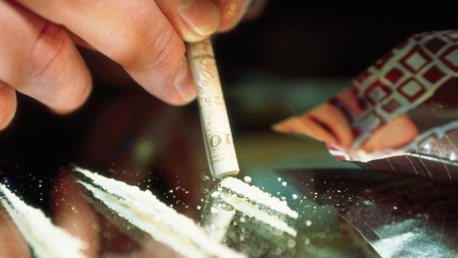 Cocaine was snorted at the party … but not off a table.