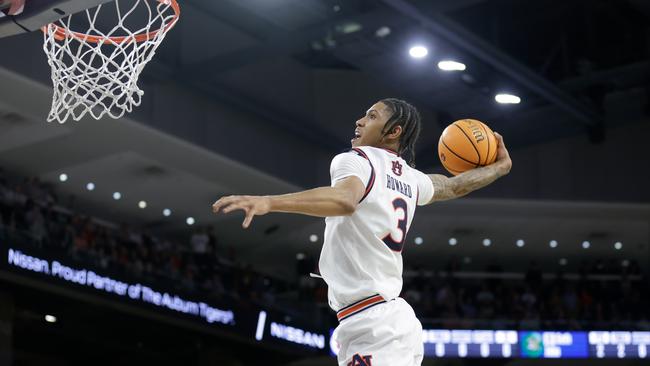 Jahki Howard of the Auburn Tigers. Photo by Stew Milne/Getty Images.