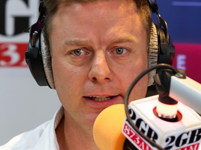 SYDNEY, AUSTRALIA -JUNE 05 2020; Ben Fordham in the 2GB Studio with new Panel producer Ryleigh Geddes in Sydney, Australia on JUNE 05 2020. Photo by Gaye Gerard/ Daily Telegraph