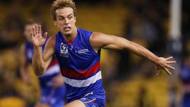Mitch Wallis in action for Footscray. Picture: Michael Klein