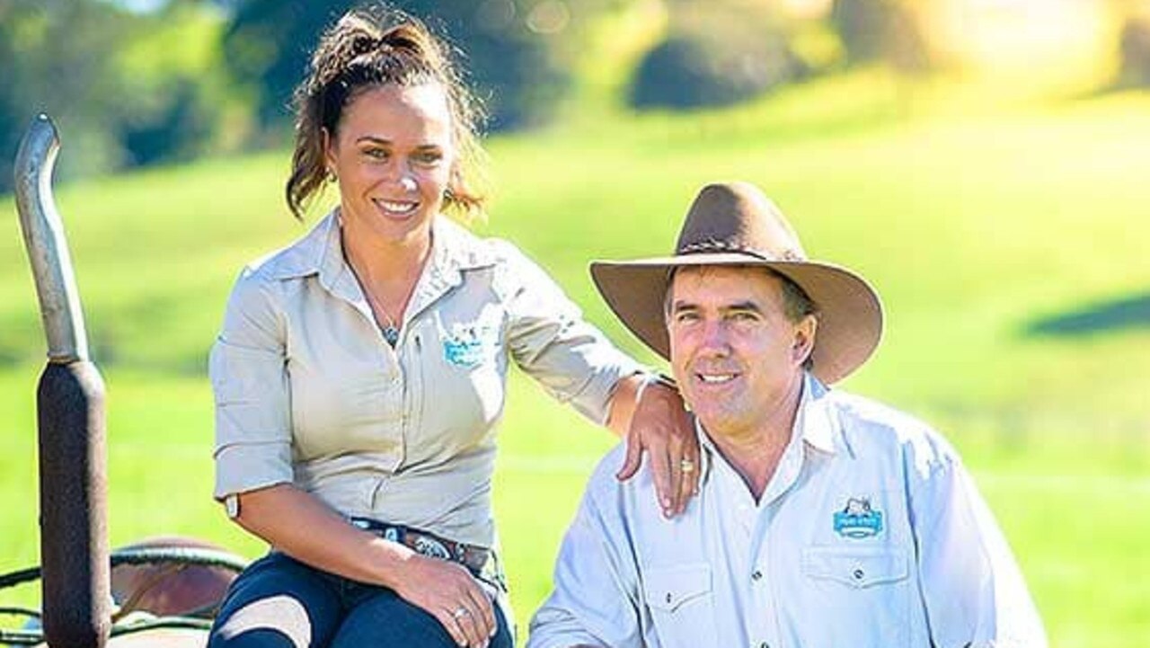 Sally and Ross Hopper from Maleny Dairies. Picture: Maleny Dairies