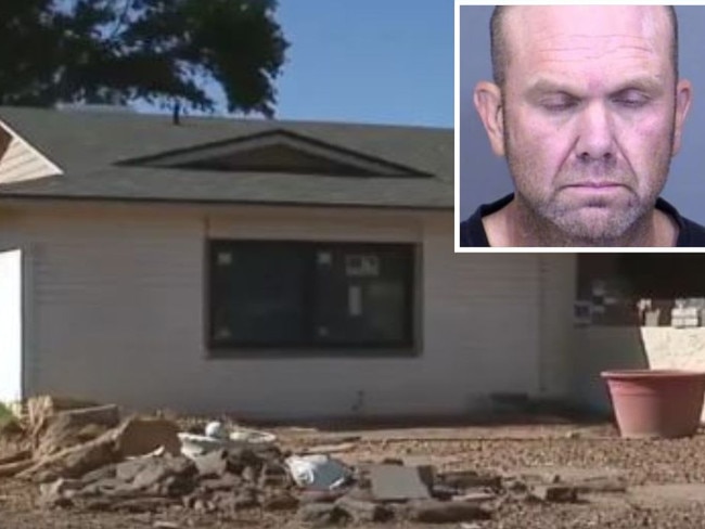 Joseph Hill, Jr. allegedly stuffed his dead dad in a backyard freezer. Picture: Maricopa County Sheriff's Office