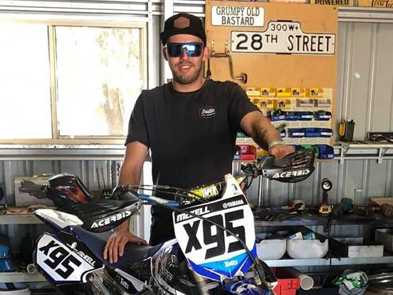 Alice Springs motocross competitor Kyle McKell, 27. Picture: Facebook