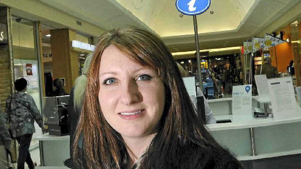 ALL SMILES: Laura Hicks is the new administration officer at Grand Central. Picture: BEV LACEY