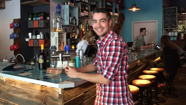 Smallbar & Kitchen owner Phil Jensen had a vision for the venue. Picture: Jenifer Jagielski