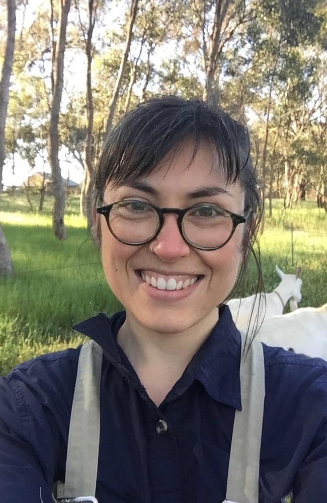 Goat farmer Sophia Chirstor. Picture: Supplied