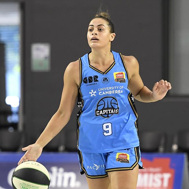 Maddison Rocci of the UC Capitals. Picture: Ian Hitchcock/Getty Images