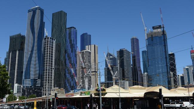 Melbourne’s CBD vacancy was 8.2 per cent, up from 5.8 per cent, and Sydney’s CBD rate was 8.6 per cent, up from 5.6 per cent. Picture: NCA NewsWire / Andrew Henshaw