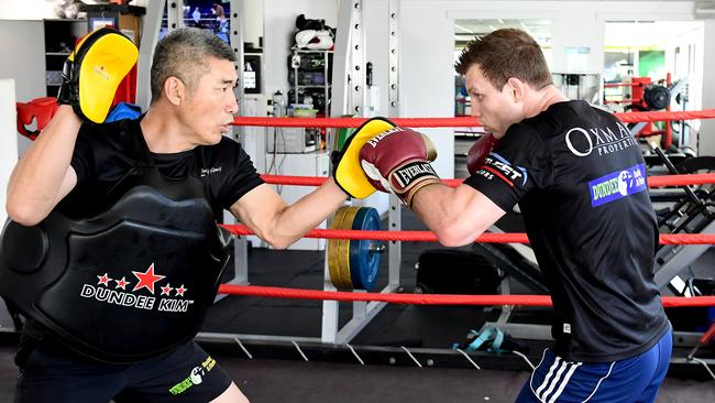 Inside the feud between Jeff Horn and Dundee Kim. Picture: Getty Images