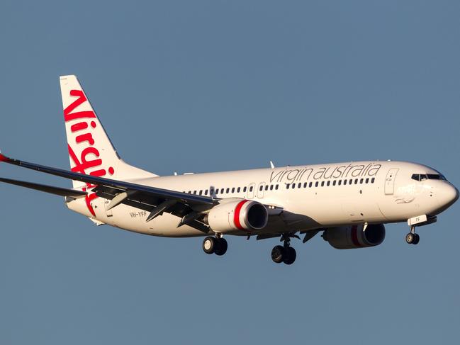 Melbourne, Australia - September 25, 2011: Virgin Australia Airlines Boeing 737-8FE VH-YFF on approach to land at Melbourne International Airport. Picture: iStock