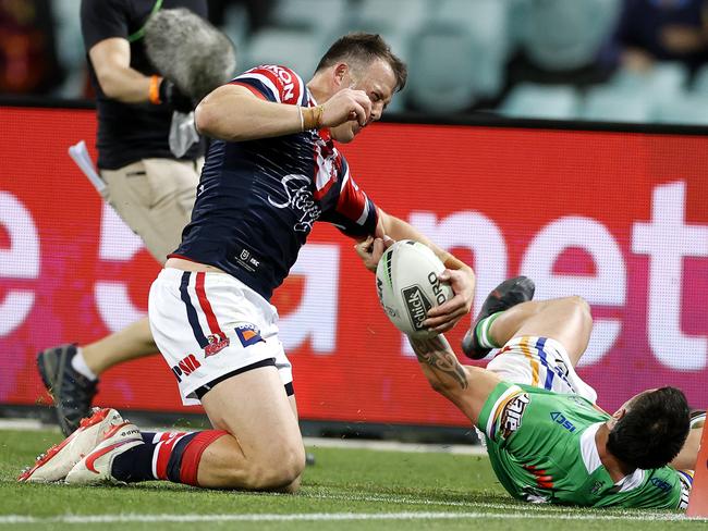 Morris believes NRL powerbrokers are walking a fine line between entertainment and losing the game’s physicality. Picture. Phil Hillyard