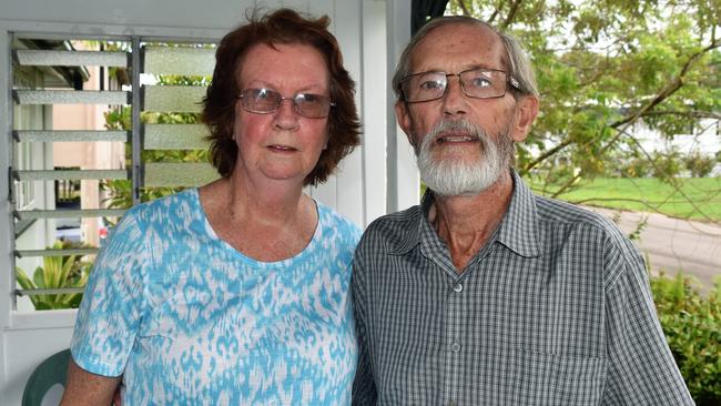 Graham Board, the bereaved father of Jennifer, and his carer Denise Bowen at their home in Ingham. Picture: Cameron Bates