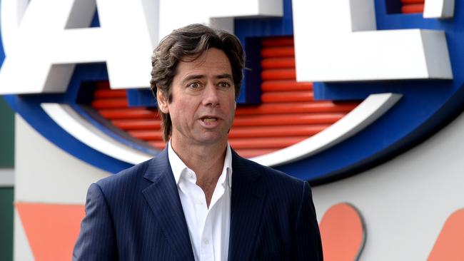 AFL chief executive Gillon McLachlan has wielded the axe. Picture: NCA NewsWire