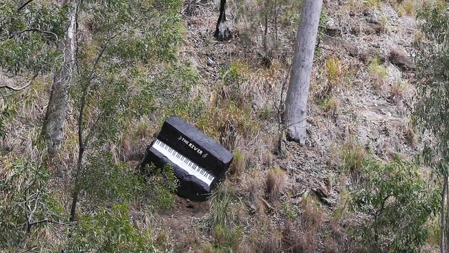 The Rock Piano at Tamborine Mountain is an ongoing mystery. Picture: Russell Shakespeare