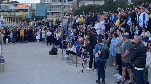 Sunrise prayers this morning, at North Bondi.