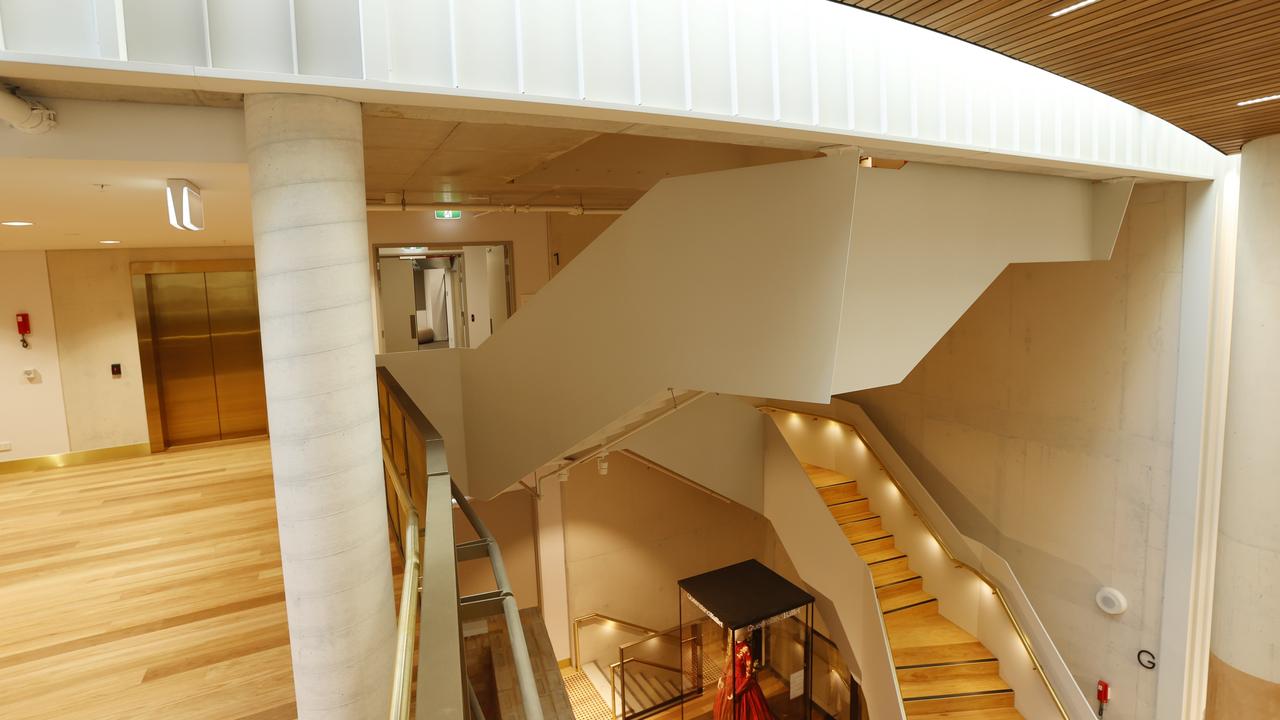 An interior image at The Thomas Dixon Centre, the new home of Queensland Ballet at West End. Picture Lachie Millard