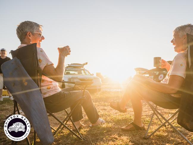 Day 6: Barcaldine to Hughenden — What a way to start the day. Photo: BOX RALLIES