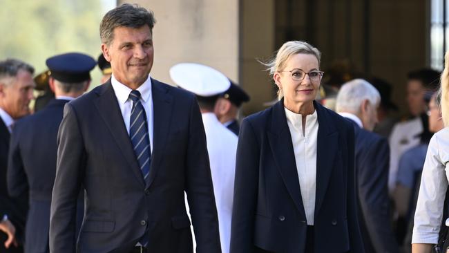The first reflex of Angus Taylor and Sussan Ley was to wage open war against each other when unity is the only path out of hell. Picture: NewsWire / Martin Ollman