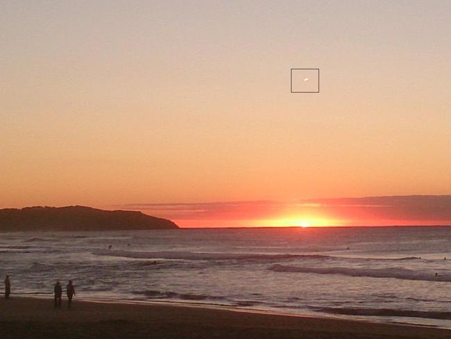 A different sighting on an object in the sky, in 2014. Taken at Dee Why. Picture: Don Jeffery