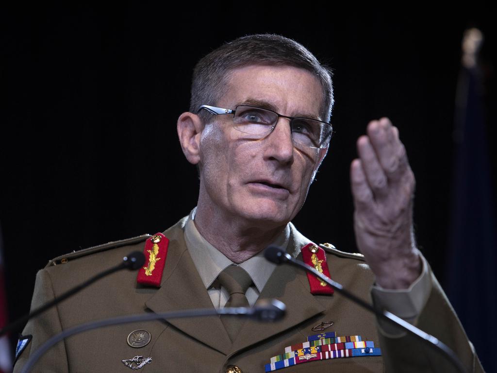 Chief of the Defence Force General Angus Campbell. Picture: NCA NewsWire /Gary Ramage