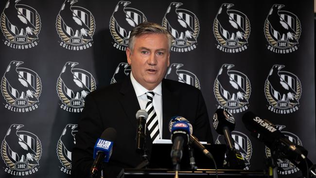 Former Pies president Eddie McGuire has been a vocal critic of Port’s guernsey push.