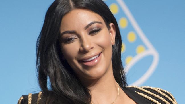 CANNES, FRANCE - JUNE 24: Kim Kardashian West laughs on stage during the Sudler forum as part of the Cannes Lions International Festival of Creativity on June 24, 2015 in Cannes, France. (Photo by Francois G. Durand/Getty Images)