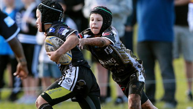 Rouse Hill Rhinos in action against Wentworthville in their grand final.