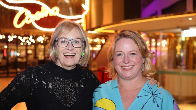 Jacqui Feeney and Kate Croser at the Screen Forever SPA Awards at The Star Gold Coast for Gold Coast at Large. Picture, Portia Large.