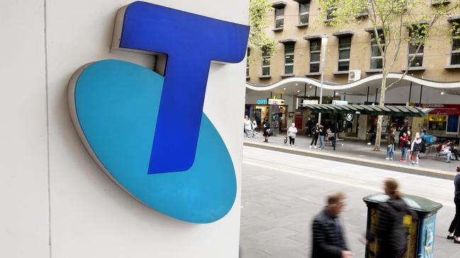 The purpose of companies such as telco Telstra is more than making profits says outgoing chairman John Mullen.. Picture: NCA NewsWire/Luis Enrique Ascui