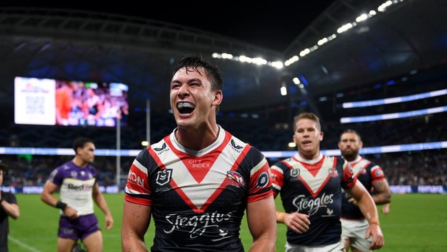 The Roosters are set to leave a spot in their top 30 open in case Joey Manu decides to return to the NRL. Image: NRL photos