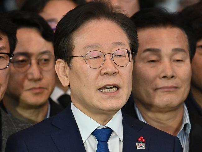 South Korea’s main opposition Democratic Party leader Lee Jae-Myung. Picture: AFP