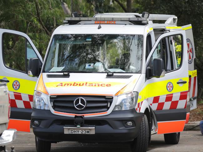 SYDNEY, AUSTRALIA - NewsWire Photos APRIL 05, 2021 - An emergency evacuation took place this morning at the Hurstville Aquatic Centre  which remains closed for now as five children and an adult have been treated after being exposed to potentially toxic fumes, while 150 people were evacuated from the aquatic centre this morning.. Picture: NCA NewsWire / Christian Gilles