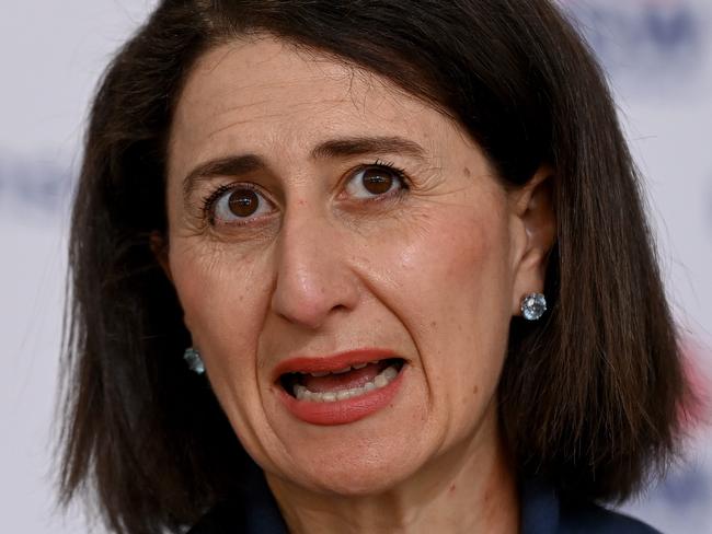 SYDNEY, AUSTRALIA - NewsWire Photos, AUGUST, 4, 2021: NSW Premier Gladys Berejiklian speaks to the media during a COVID-19 press conference in Sydney. New South Wales has recorded 233 new locally transmitted coronavirus cases overnight, at least 47 of which were infectious during their time in the community. Picture: NCA NewsWire/Bianca De Marchi