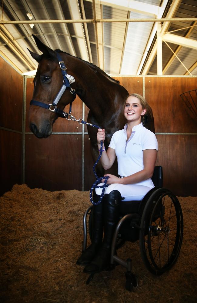 Looking forward to the future ... Emma Booth and Zidane / Picture: Dylan Robinson