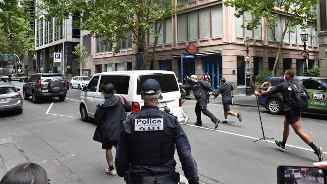 Australian Border Force believed to be taking Djokovic back to detention on Saturday. Picture: PAUL CROCK/AFP