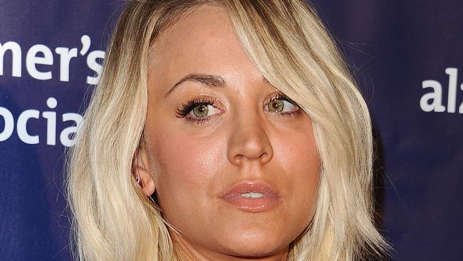 Actress Kaley Cuoco’s attempt to pay tribute to the Fourth of July backfired. Picture: Jason LaVeris/FilmMagic